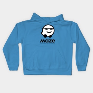 Maze-Waze Logo Spoof Kids Hoodie